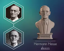 Hermann Hesse Bust Sculpture 3D print model