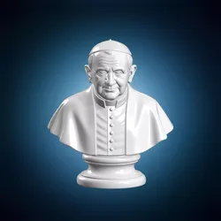 John Paul II Bust 3D Print Model 3D print model