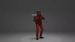 Michael Jackson Low-poly 3D model