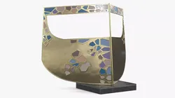 Mini Doxa Gold Masks with Mosaic 3D model