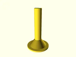 Parametric sausage stuffer for grinder (Wurstfüllaufsatz für Fleischwolf)