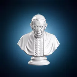 Pope Benedict XVI Bust 3D Print Model 3D print model
