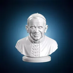 Pope John Paul I Bust 3D Print Model 3D print model