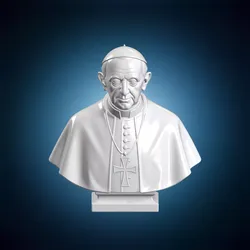 Pope Leo XIV Bust 3D Print Model 3D print model