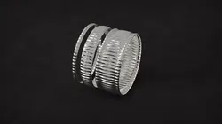 Ribbed Bangle Collection - Fluted Scalloped Edge Set 3D print model