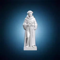 Saint Anthony Statue 3D Print Model 3D print model