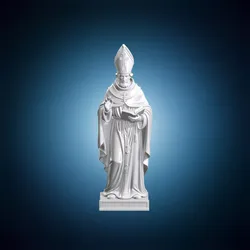 Saint Augustine Bishop Statue 3D Print Model 3D print model