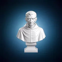 Saint John Bosco Bust 3D Print Model 3D print model