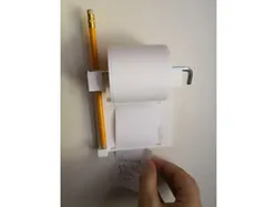 Shopping list stand