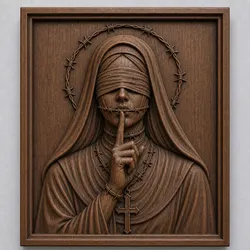 Silent Nun 3D print model
