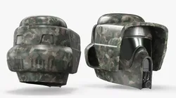 Star Wars Scout Trooper Helmet Forest Camouflage 3D model