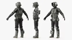 Star Wars Stormtrooper Camo Armor Jungle Edition 3D model
