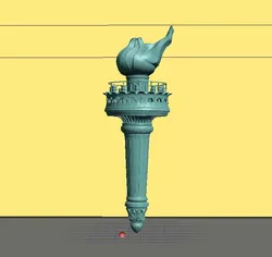 Statue of Liberty Torch 3D print model