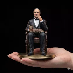 The Italian Mob Boss Vintage Mafia Godfather 28mm 32mm 75mm Scal 3D print model