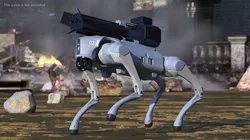 Thermonator Robot Dog Rigged for Maya 3D model