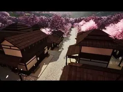 Traditional Japanese house with props - Unreal Engine 5 Low-poly 3D model
