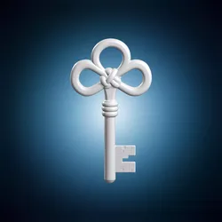 Vatican Key Emblem Decorative 3D Print Model 3D print model