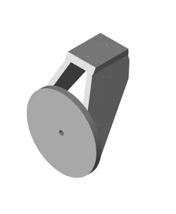 Wall bracket for gigaspire with knob