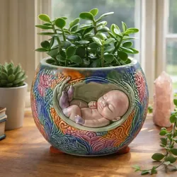 Womb Baby Planter 3D model