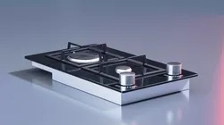 2-Burner Built-in Gas Cooktop - Modern and Functional Design 3D model