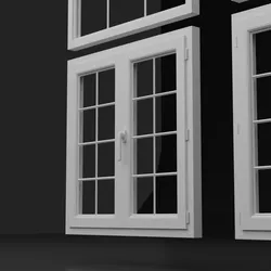 Basic Low-Poly Windows Low-poly 3D model
