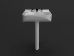 Bathroom Sink Low-poly 3D model