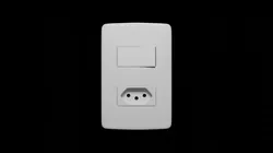 Brazilian Outlet and Switch  3D model