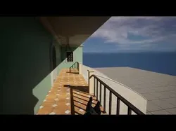 Building 3D model house with dog Low-poly 3D model