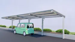 Bus Pergola Low-poly 3D model