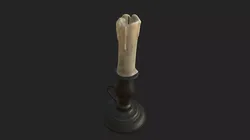 Candles candle Low-poly 3D model