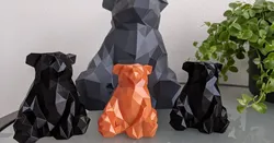 Chilling Low Poly Bear (no supports needed)