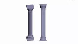 column 3D model