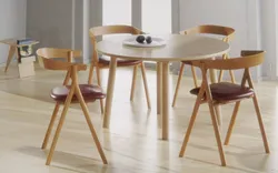 DiningSet V-01-Taro Table and YKSI Chairs Low-poly 3D model