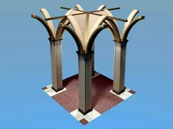Early English Arch 3D model