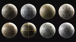 Encaustic Cement Tile - PBR Materials V1 Texture