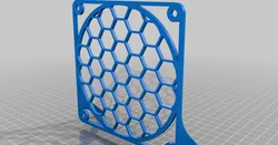 Fan guard with feet for 120mm fan and self tapping screws