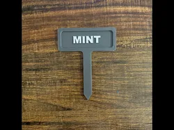 Fișiere pentru imprimante 3D | Fișier 3MF | Mint Garden Marker | 3D Print 3MF | No Supports