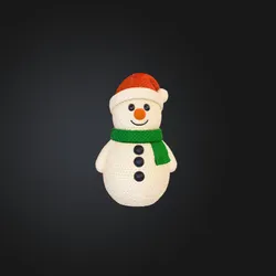 Knitted Snowman