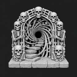 Miniature Games & Accessories STL indir - Portal de Caveiras  - Esequiel