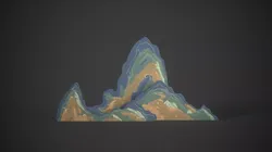 Mountain Ornaments 3D model