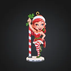 Naughty Elf Ornament