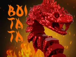 Other STL indir - Boitata, Fire Serpent - STLFLIX