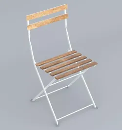 Outdoor Chairlow-poly VR - AR Low-poly 3D model