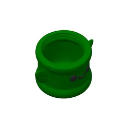 Panda Bamboo Stash Container