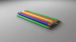 Pencils 3D model