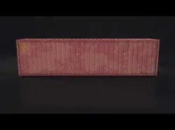 Shipping Container- High quality 3D model