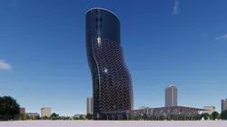 Skyscraper Block Building 3D model