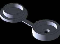 Toilet cistern fixing screw covers