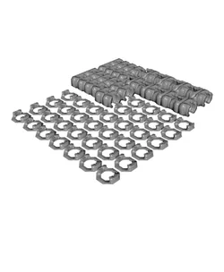3x3 Board - Offset Snaps - Screw-On Mounting Pack
