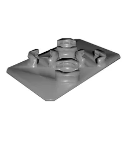 6.25 mm - Quad Snaps (DS Part A) - Medium Command Strip Mount